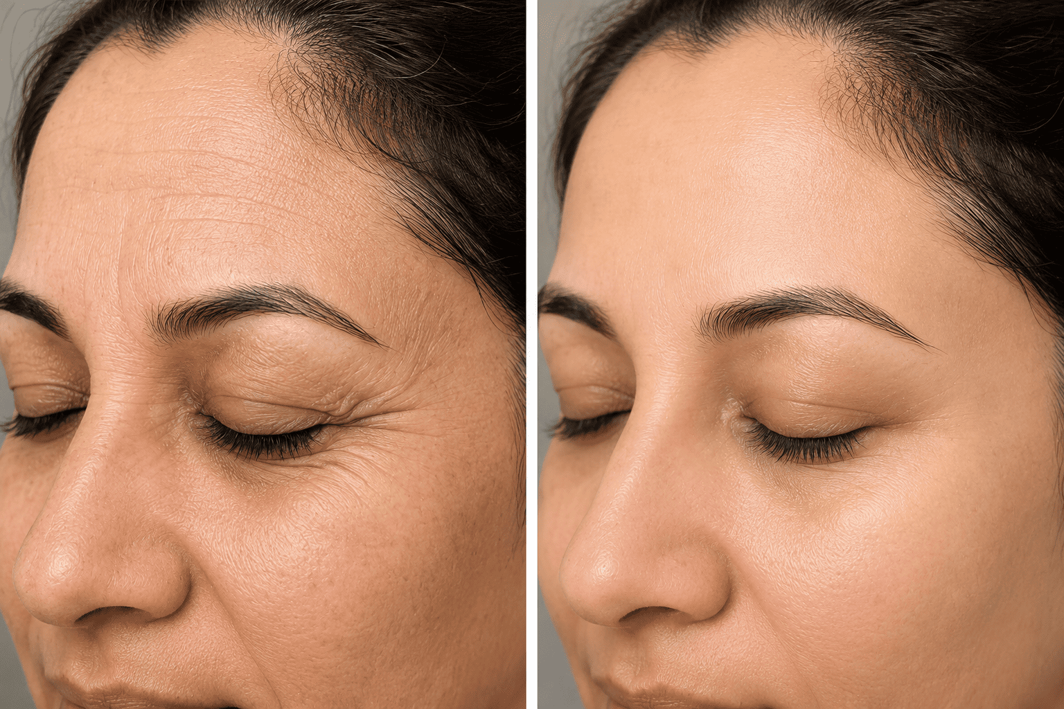 Anti-Aging Wrinkle & Fine Lines Reduction Before and After Result at Laservita Patna - 3 Sessions